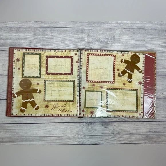 Christmas Scrapbook Album “Deck the Halls" Holiday Memory Book Merry Memories - Picture 10 of 13